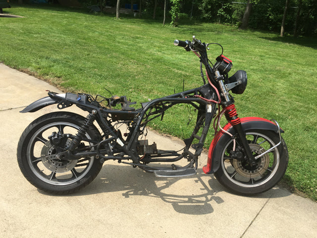 1986 Kawasaki KZ1000 Police Parts Bike