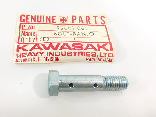 92001-061 NOS Kawasaki Banjo Bolt H1C