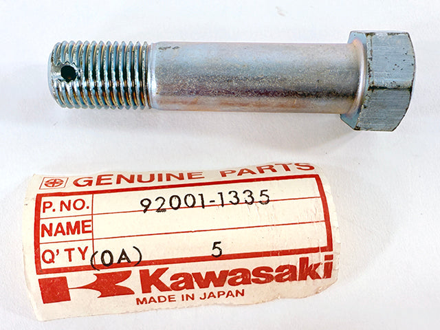 92001-1335 NOS Kawasaki KX KDX Rear Suspension Arm Bolt 14 x 60 mm