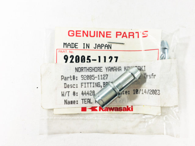 92005-1127 NOS Kawasaki ATV Breather Fitting