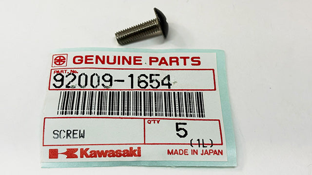 92009-1654 NOS Kawasaki Windshield Screw