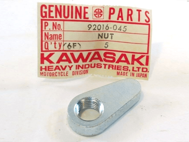 92016-045 NOS Kawasaki Motor Mount Nut 12mm