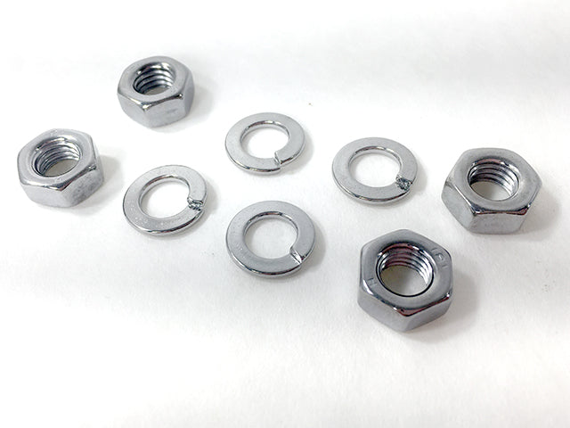 92017-013-CH Z1 KZ900 Chrome Lower Leg Nut Kit H1 H2