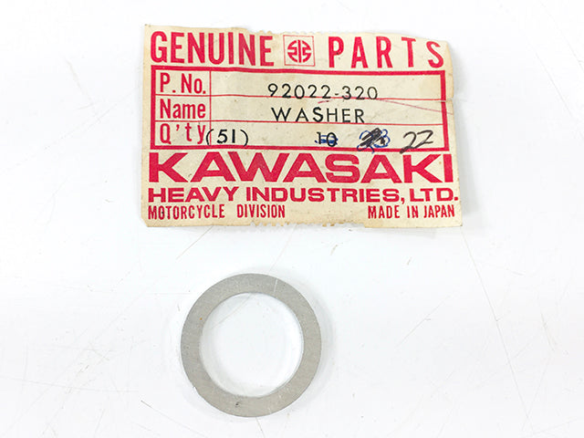 92022-320 NOS Kawasaki Cam Chain Adjuster Cover Washer KZ750