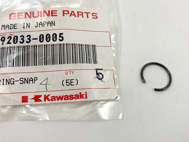 92033-0005 NOS Kawasaki Piston Circlip