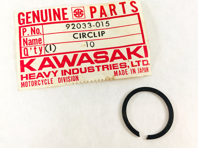 92033-015 NOS Kawasaki Transmission Circlip H2, H1