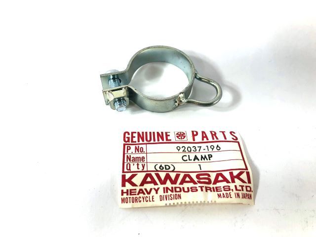 92037-196 NOS Kawasaki Hose Clamp KX250 KDX200 KX125 KX500