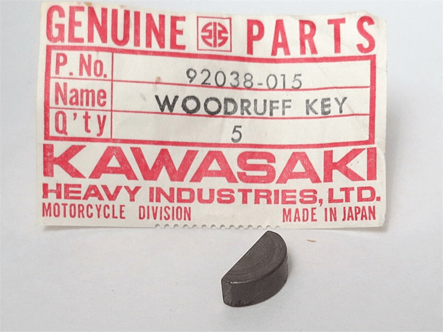 92038-015 OEM Kawasaki Woodruff Key