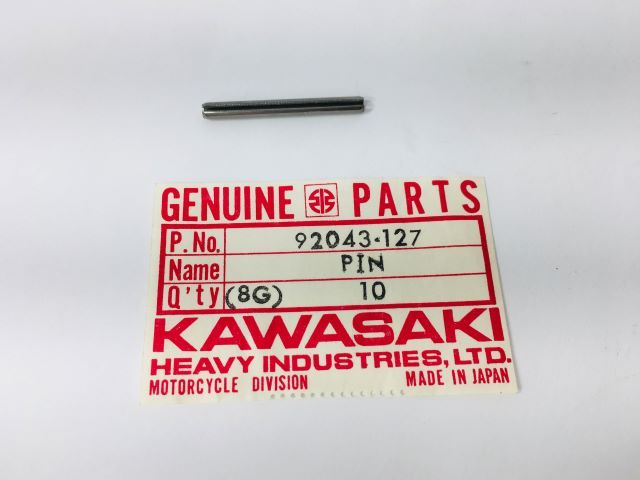 92043-127 NOS KZ1000A KZ900 Fuel Cap Pin