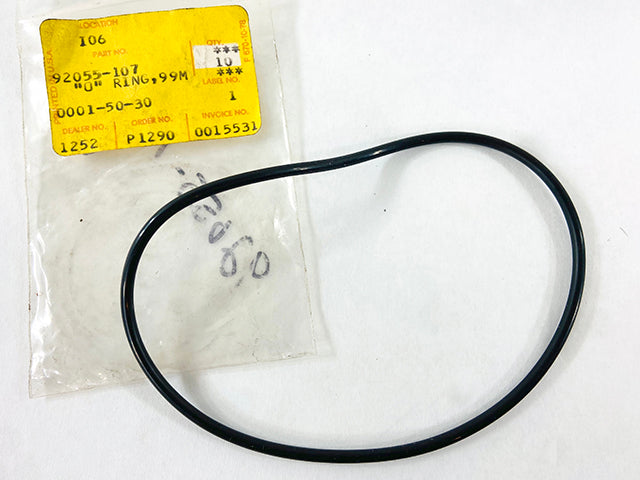 92055-107 NOS Kawasaki KLT Camshaft Cover O-Ring