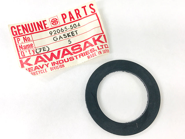 92065-504 NOS Kawasaki Oil Tank Cap Gasket