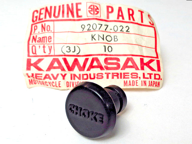 92077-022 NOS Kawasaki Choke Knob