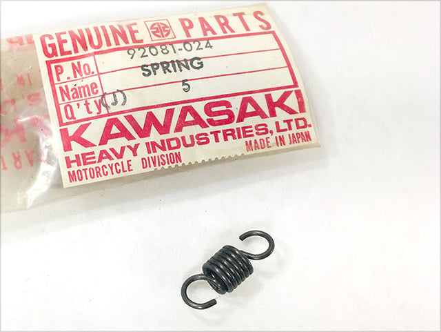92081-024 NOS Kawasaki Change Drum Lever Spring H1, H2