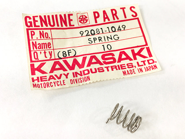 82081-1049 NOS Kawasaki Seat Cover Spring