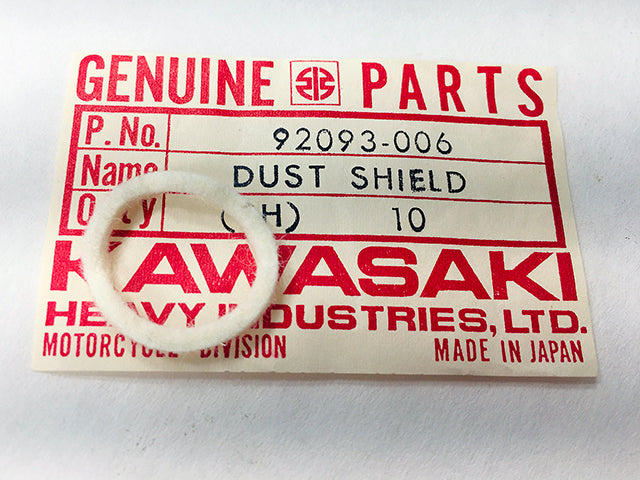 92093-006 NOS Kawasaki KX Brake Pedal Dust Shield
