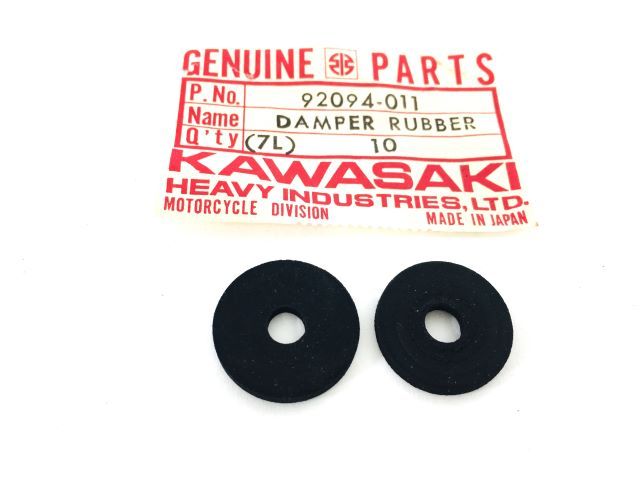 92094-011 NOS Kawasaki Front Fork Reflector Rubber Damper Set