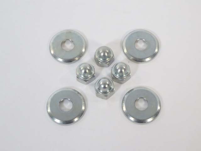 92102-010KCOMP Foot Rest Cap Set with Nuts Zinc
