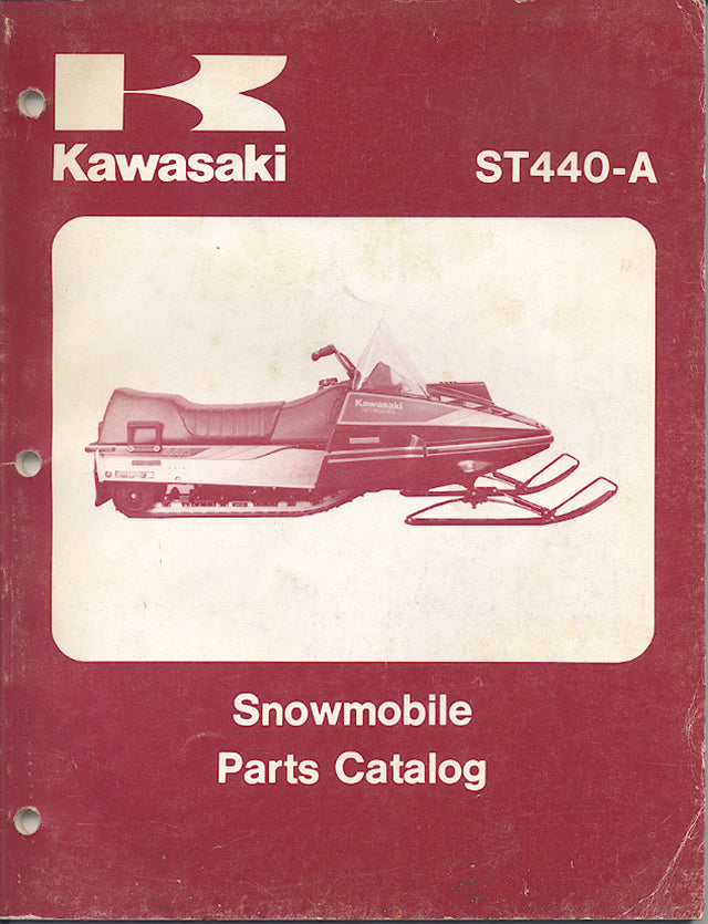 99960-3512 Kawasaki ST440-A Snowmobile Parts Catalog