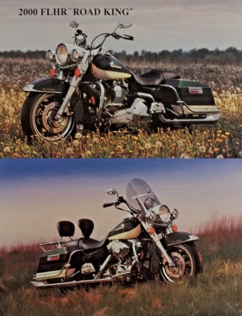 Harley Accessory Sheet 2000 FLHR Road King COLOR PHOTO