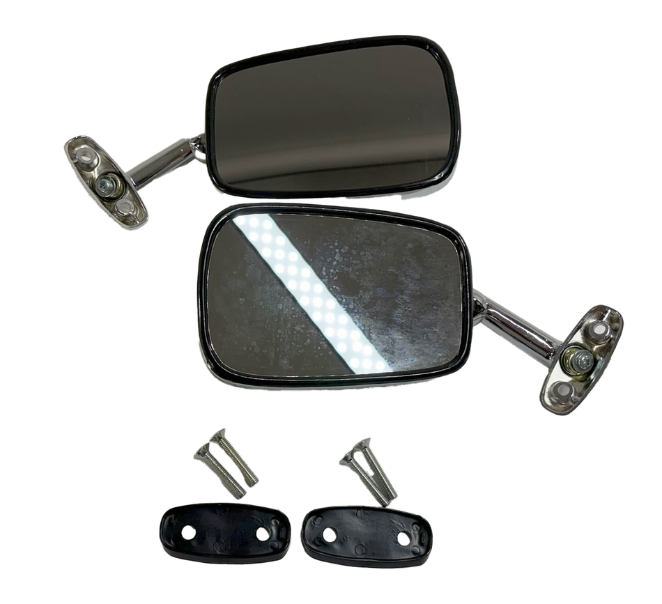 Chrome Fairing Mirror Set for Goldwing & Silvering