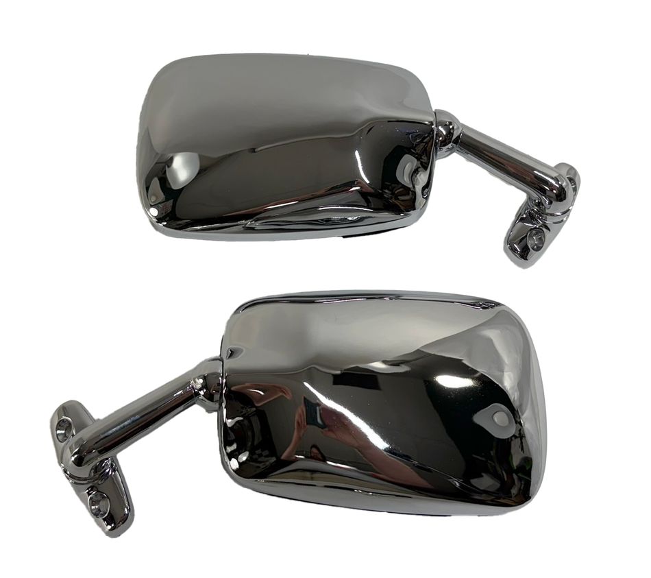 Chrome Fairing Mirror Set for Goldwing & Silvering
