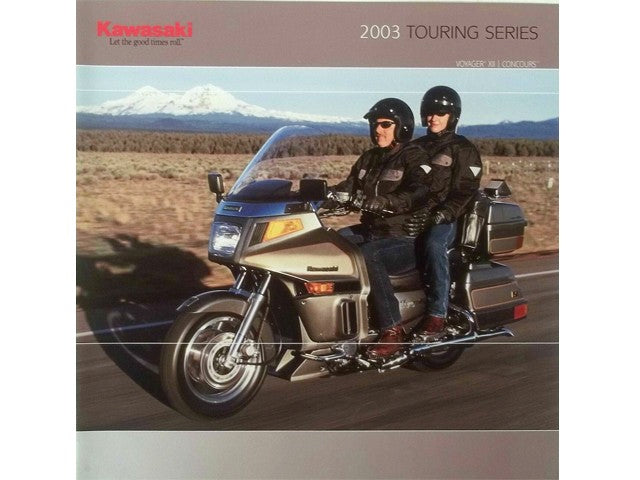 99924-1057-01 KAWASAKI Touring Series 2003 Motorcycle Sales Brochure Catalog VOYAGER