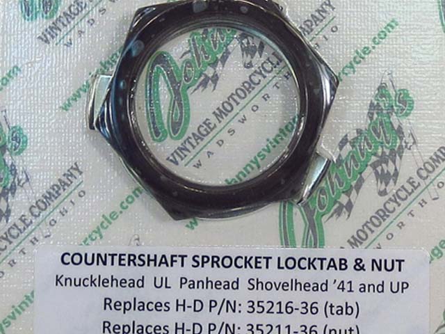 35216-36, 35211-36 Countershaft Sprocket Locktab &amp; Nut