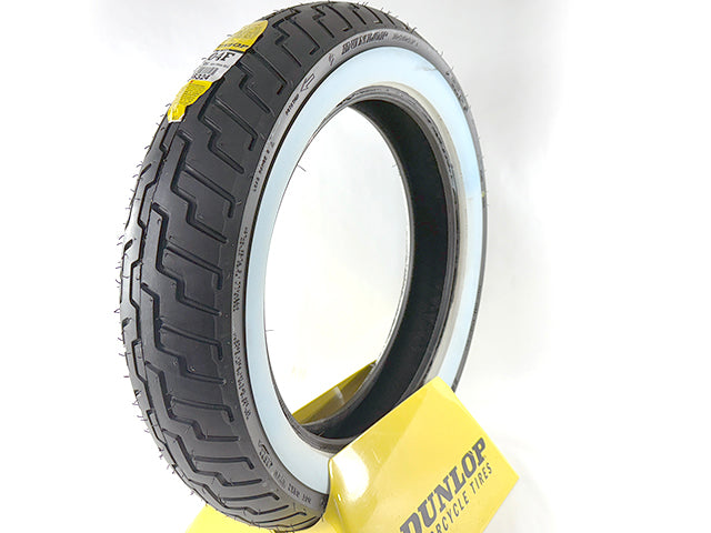 NEW DUNLOP D404F 140/80-17 White Wall Front Tire