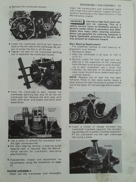 Genuine Kawasaki KDX420-B1 Owners & Service Manual