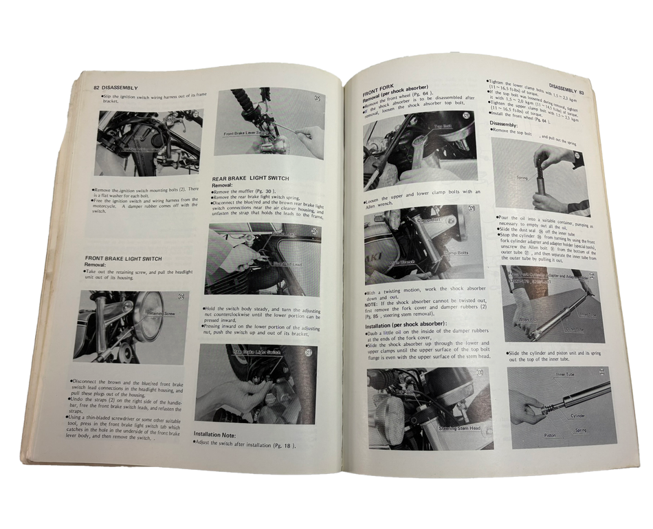 Genuine Kawasaki KS Series Shop Manual 99997-709