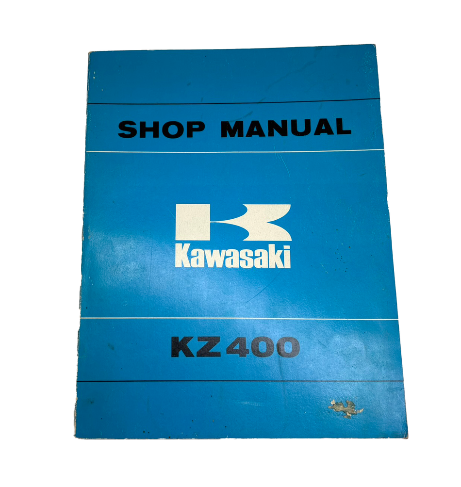 Genuine Kawasaki KZ400 Shop Manual