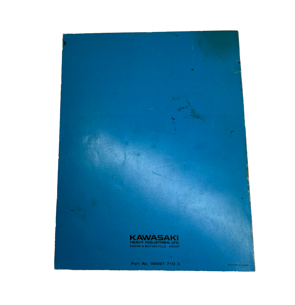 Genuine Kawasaki KZ400 Shop Manual