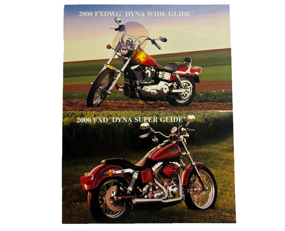 Harley Accessory Sheet 2000 FXDWG Dyna Wide Glide FXD Dyna Super Glide