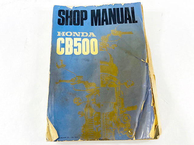 A 1000610 OEM Honda CB500 Service Manual