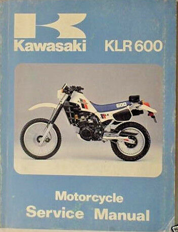 Genuine Kawasaki 1984 KLR600 Service Manual