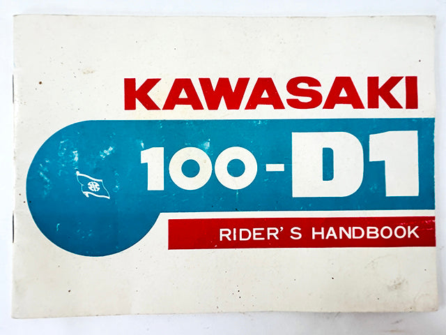 Genuine Kawasaki 100-D1 Rider's Handbook by Kawasaki Aircraft Co., Ltd.