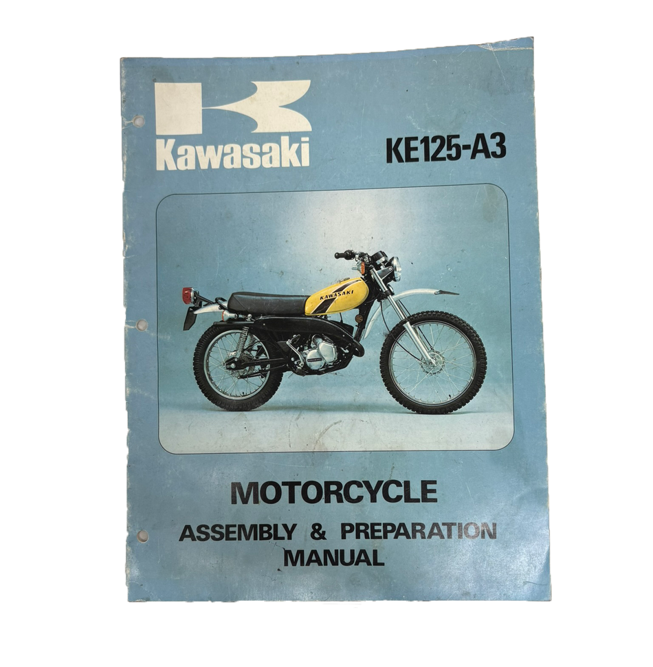Kawasaki KE125 Assembly & Preparation Manual 9999-729-01