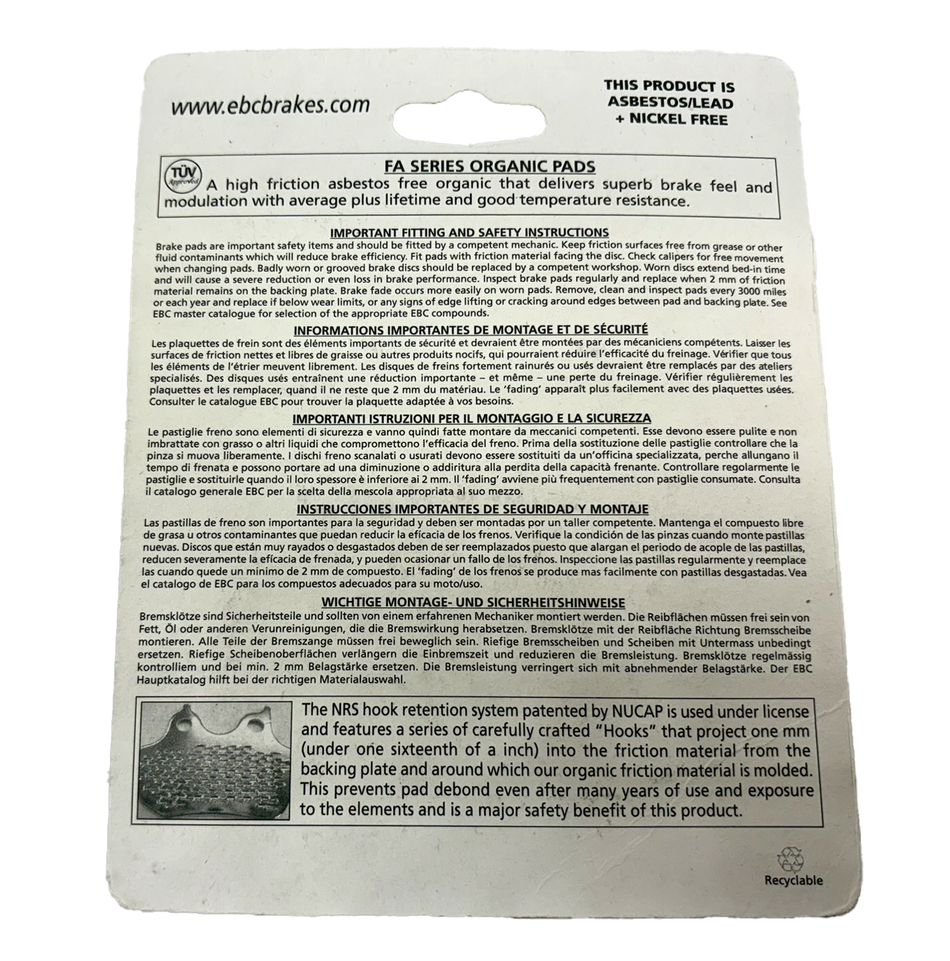 Kawasaki KZ1000 Front Brake Pads