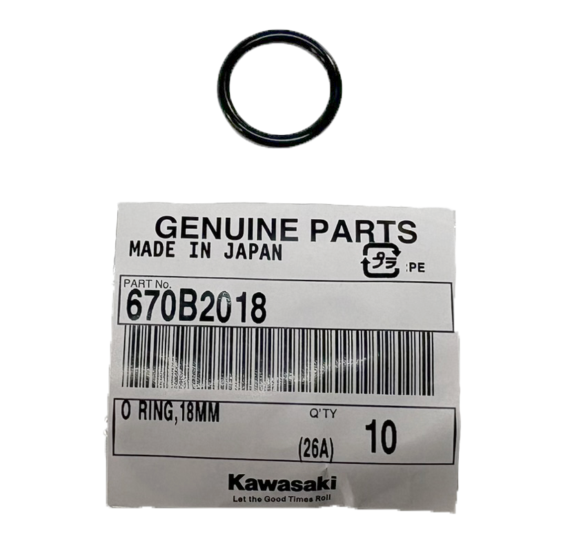 Kawasaki Z1 KZ1000 Oil Pipe O-Ring 670B2018
