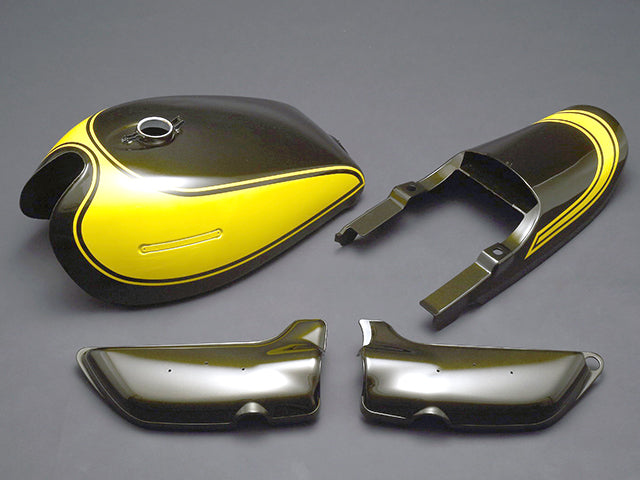 1973 Kawasaki Z1 900 Body Set Yellow Green