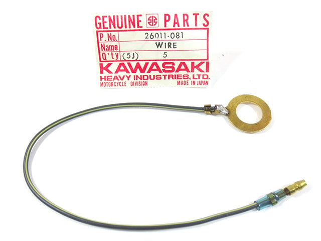 26011-081 NOS Kawasaki KZ400 Turn Signal Ground Wire
