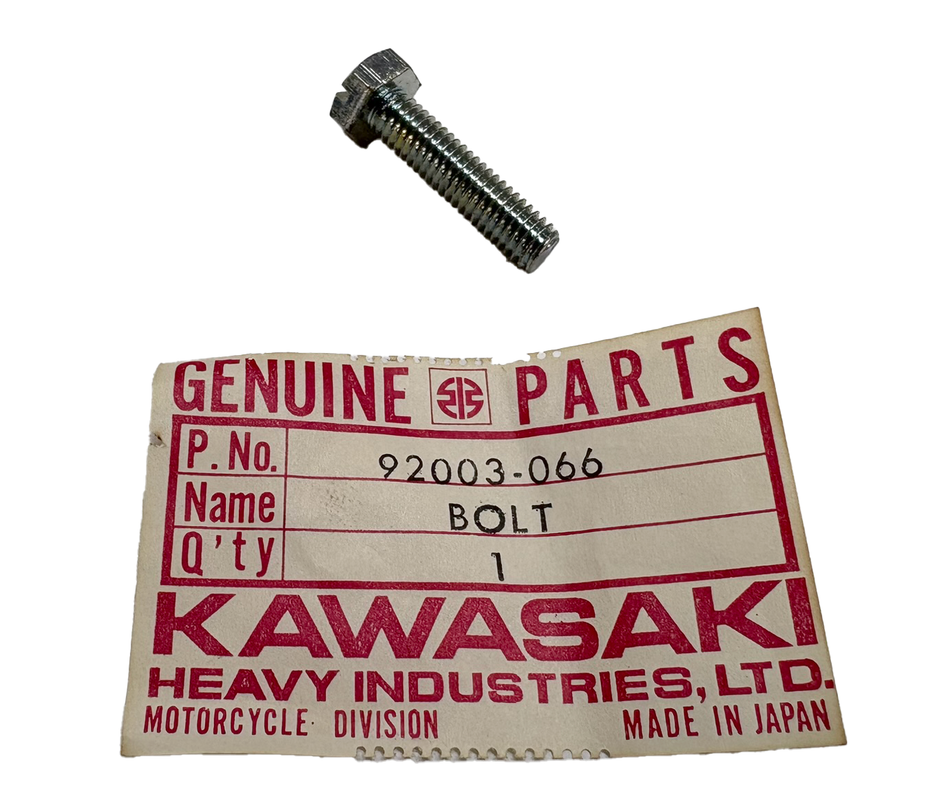 NOS Kawasaki F6 F7 Air Cleaner Bolt 92003-066