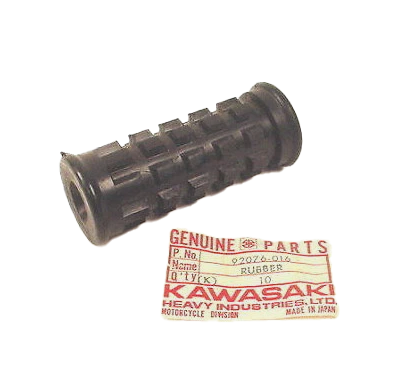 NOS Kawasaki G3TR Rear Footrest Rubber 92076-016
