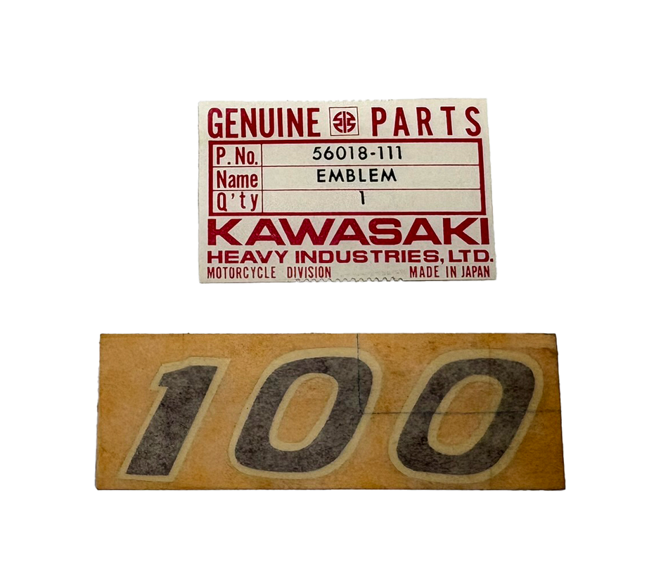 NOS Kawasaki G5 Oil Tank Decal