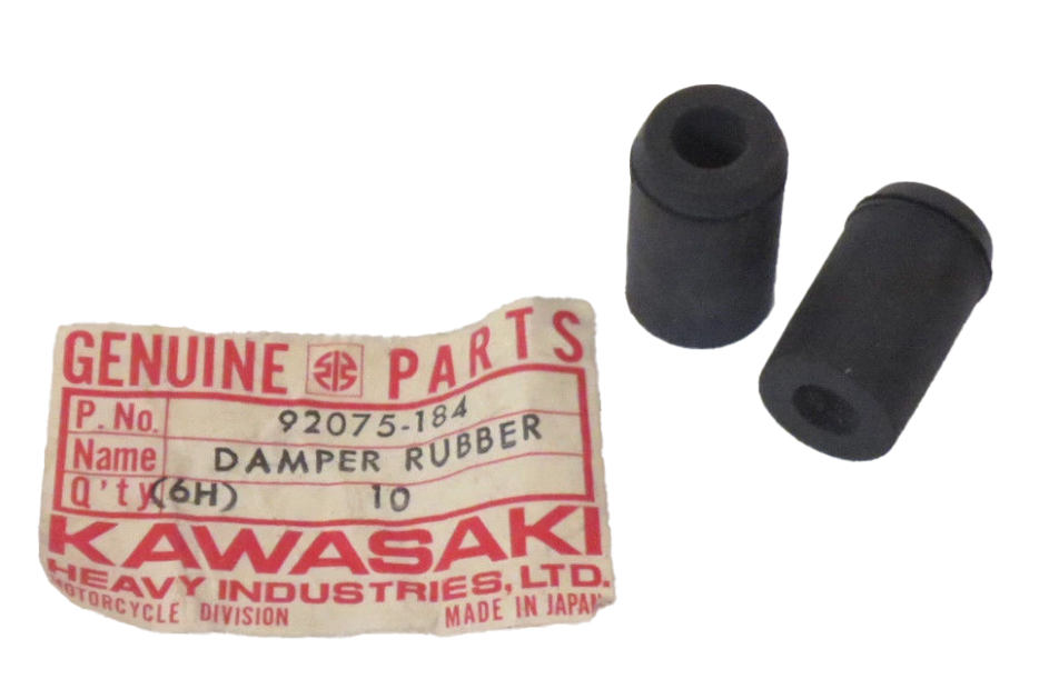 NOS Kawasaki H1 Sider Cover Rubber Damper Set 92075-184