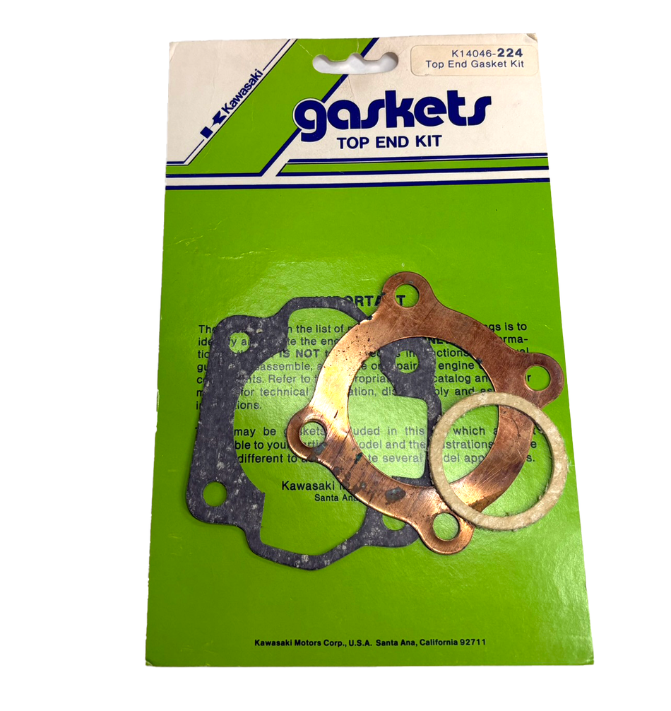 NOS Kawasaki KE100 Top End Gasket Set