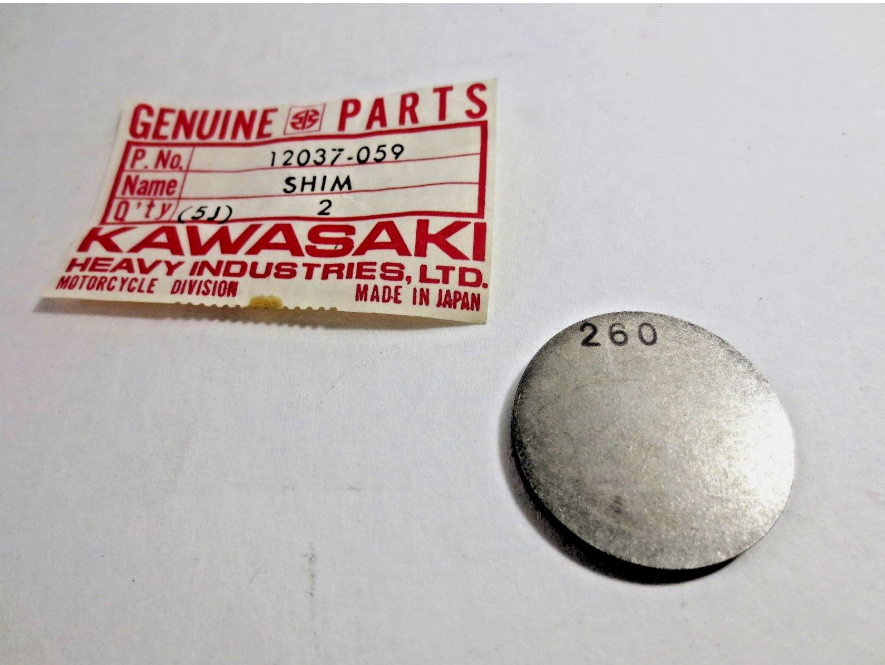 NOS Kawasaki KZ750B Valve Shim 2.60