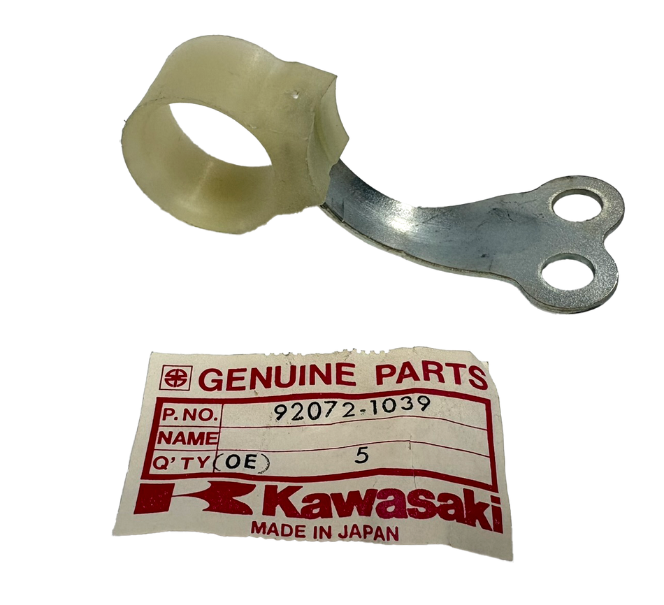 NOS Kawasaki KL250 Front Brake Cable Guide 92072-1045