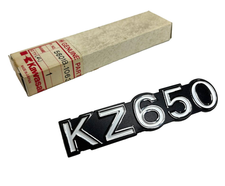 NOS Kawasaki KZ650 Side Cover Emblem