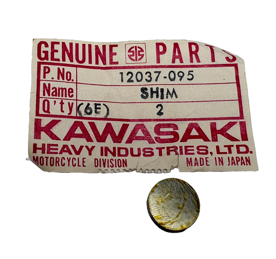 NOS Kawasaki KZ650 Valve Shim 2.95